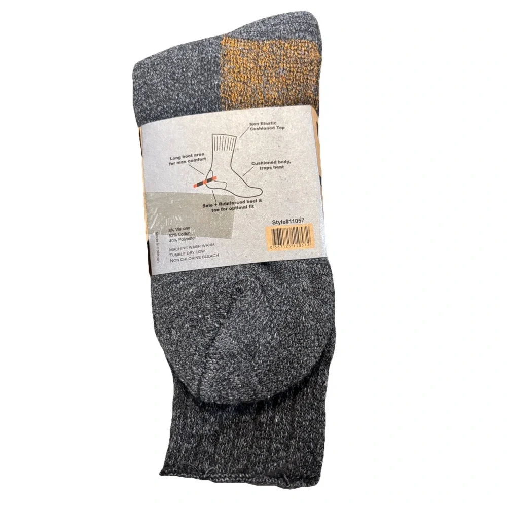 Milwaukee Heaviest Work Socks USA Size 10-13 2 Pair NWT